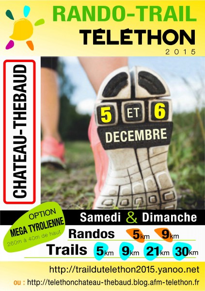 Affiche Trail Telethon 2015